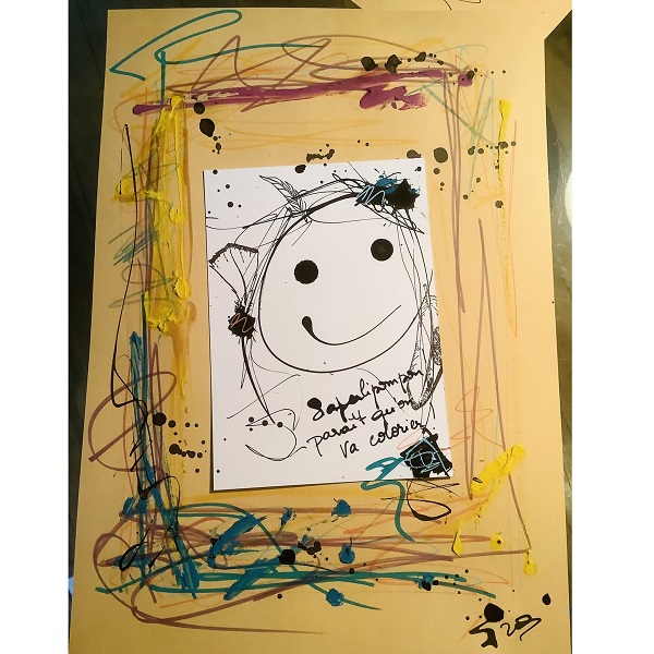 Melle Saperlipompon.. paraît qu’on va colorier..